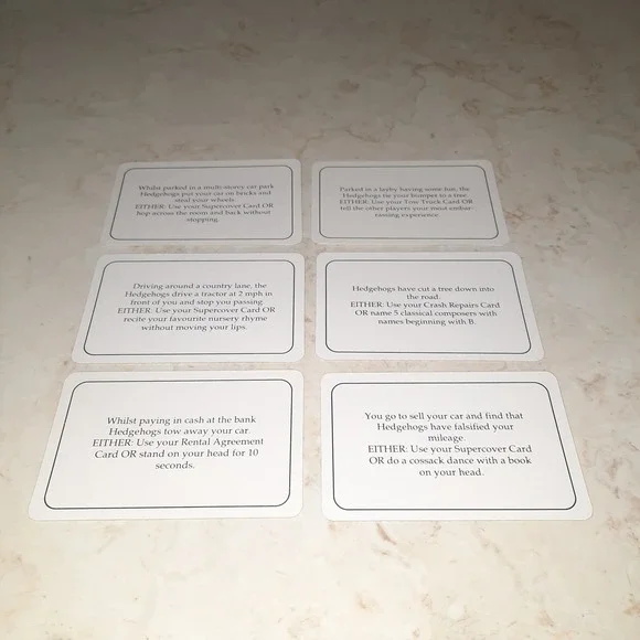 Hedgehogs Revenge Vintage Game Replacement Piece Cards - Picture 15 of 16